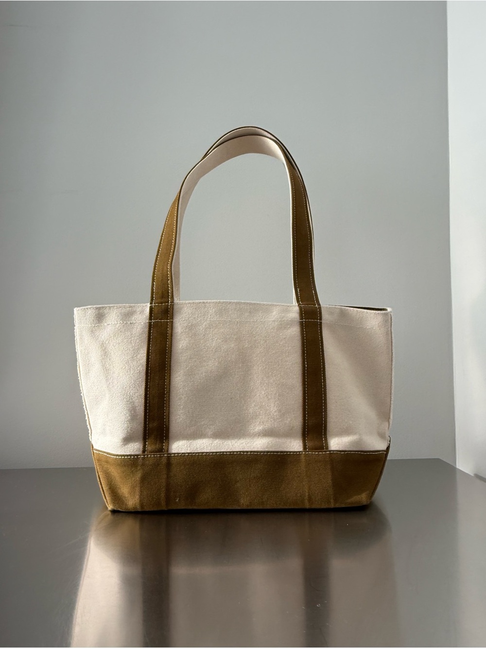 BAGGU SMALL HEAVYWEIGHT CANVAS TOTE - Picture 2 of 5